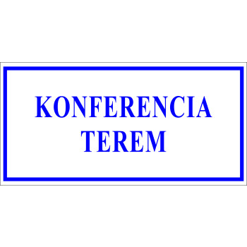 Konferencia terem