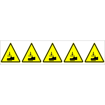 Piktogram 5 db/ív láb sérülés