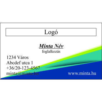 Névjegykártya 2 oldalas, 60 db/cs. - 01
